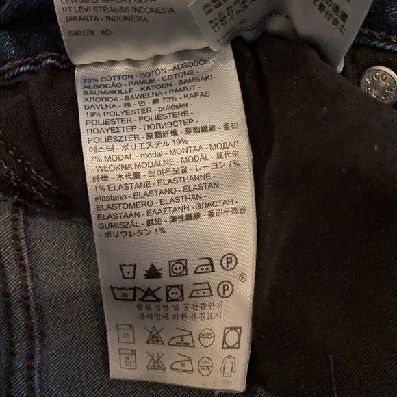 Levi’s 711 skinny dark wash size 31 - Picture 13 of 16